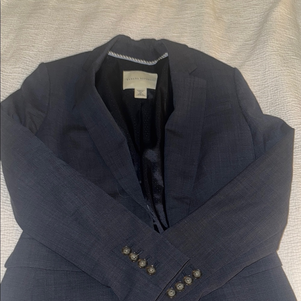 Banana Republic Blue Suit Classic Tailored Design